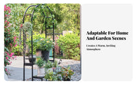 Climbing Plant Archway sturdyDuty Construction Tiered Archway Stand for Backyard