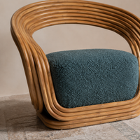 Rattan Chair, Lounge Chair, Single-seat Chair, Wicker Chair, With Armrests, High Back, For Hotel Lobby, Living Room