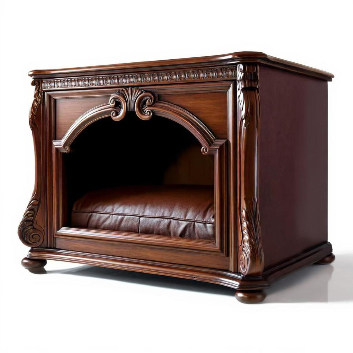 Sturdy wood indoor cat house