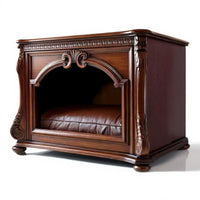 Sturdy wood indoor cat house