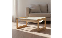 Elevated Cat Lounger Breathable Material Wooden Frame Pet Bed for Cats