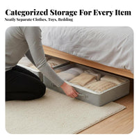 Flat Rolling Container With casters Underbed Box on Casters particlesprotective for Closet