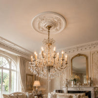 PU Ceiling Medallion Custom Size Support French Design Ceiling Medallion