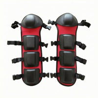 Padded Knee and Shin Guards Comfortable Knee Pads with Shin Guards Lightweight Leg Protectors with Straps Ergonomic for Gardeners