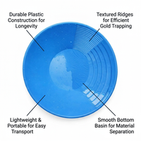 Gold Washing Pan for River, High Recovery Panning Kit, Heavy Duty Gold Sifting, Gold Prospecting Pan - Image 4