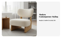 Japanese and aesthetic Wooden Frame upholstery Sofa Nordic visual design Couch Minimalist Design Indoor Seating Space-Saving for Apartment Dwellers, homeowners, Adults, Living Room, book alcove, Bedroom, Sunroom