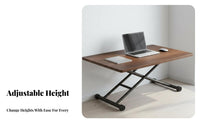 Fold-down Elevating-Top Table Foldable Adjustable Elevating-Top Table Multi-Functional Ergonomic Design for Students
