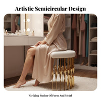 Padded Entryway Seat adaptable U-Shaped Bench Sturdy Construction for Homeowners