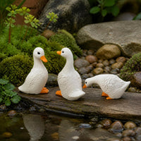 Mini Duck Figurines for Garden, Planter, Fish Tank, and Micro Landscape Decor