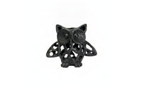 Hollow-Carved Resin Owl Statue Openwork Owl Figurine Tabletop Lightweight for Bookshelf