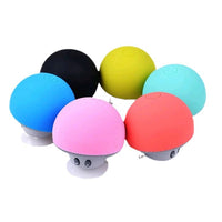Cartoon Mushroom Wireless Bluetooth Speaker with Suction Cup Phone Stand