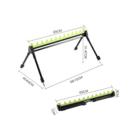 Beach Fishing Rod Stand Adjustable Outdoor Gear Foldable