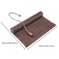Bamboo Roll Curtain Privacy Bamboo Roll-up Blind Eco-Friendly for Study, Balcony