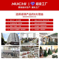 NUCHI Iron Christmas Snowflake Bow Ornament for Tree