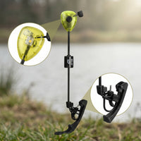 Visual Fishing Bite Alarm with LED Light Sensitive Fishing Rod Bite Alarm Sturdy Gear Lightweight for Beginners