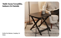 Foldable outdoor Table space-saving Portable Furniture Lightweight for Beach, Families