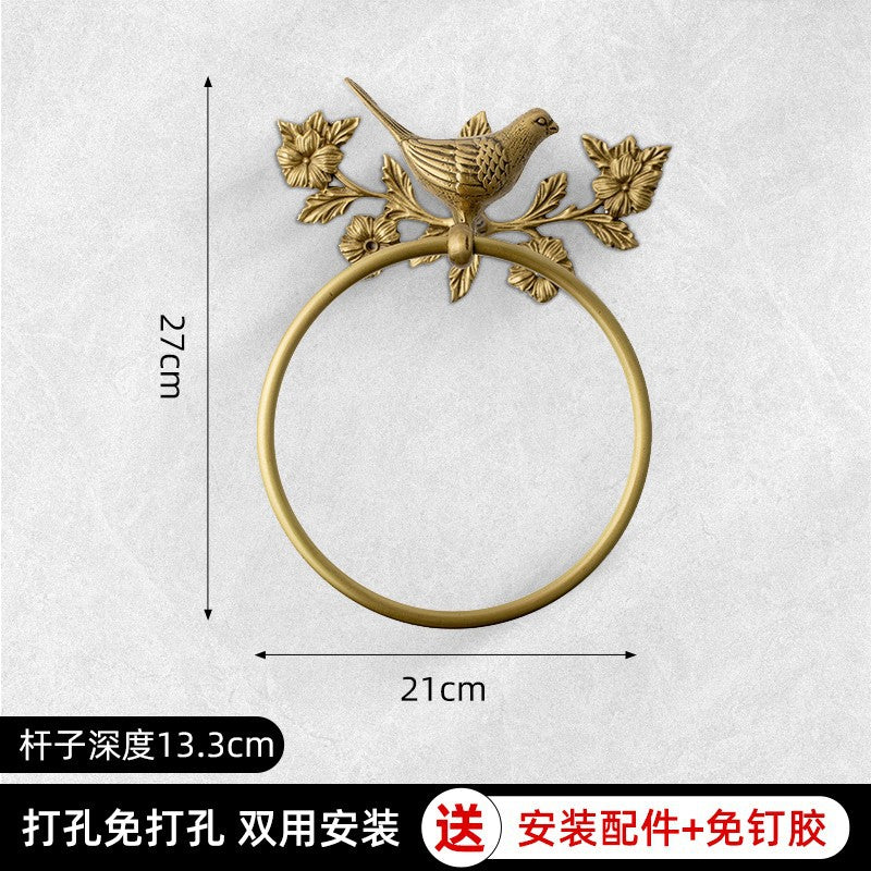 Bird Towel Ring