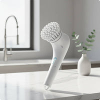 USB Rechargeable Scrub Brush Single-Button Electric Rotate Scrubber Charging