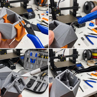 3D Printer Tool Kit for Model Removal, Support Cleaning, Polishing, and Nozzle Maintenance