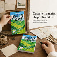 Hand-Painted Watercolor Illustration Postcards of Chinese Scenic Spots and City Landmarks