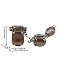 Dollhouse Jar with Lid Sturdy Mini Container Jar Lightweight Container for Collectors, Hobbyists