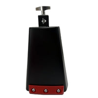 Metal Colored Cowbell with Sound Dampening Strip for Drum Kit Percussion