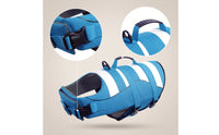 Adjustable Dog Life Jacket with Rescue Handle Secure Dog Life Jacket with D-Attachment High-Buoyancy Lightweight for Young Dogs
