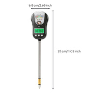 7-in-1 Soil Tester Multi-Functional Moisture Meter with LCD Display Easy to Use