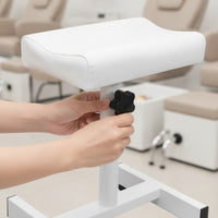 Pedicure Footrest Stand Stable Adjustable Footrest Stand Padded Pedicure Foot Rest for Pedicurists, Nail Technicians, Pedicures, Residential Salons