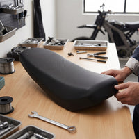 Electric Dirt Bike Seat Cushion Tapered for Unpaved Terrain
