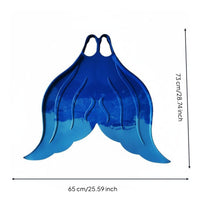 Training Monofin Material Mermaid Monofin Comfortable Foot Pockets Mermaid Aquatic Fin for Pool