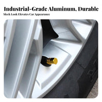 Aluminum Alloy Valve Stem Cap Easy to Install Tire Valve Stem Cap Sturdy Car Accessory for DIY Enthusiasts, Drivers, Vehicle Wheels, Auto Maintenance