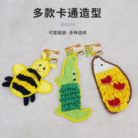 Dog Sniffing Mat Hide and Seek Training Blanket Energy Burning Toy Slow Feeder Puzzle Pet Snuffle Mat