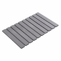 Folding Diatomite Mat Natural Material Quick Dry Shower Rug Space-Saving