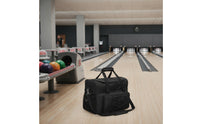Bowling Bag with Shoe Compartment Padded Bowling Duffel Bag Adjustable for Training