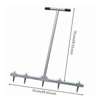 Manual Onion Planter Long Handle Metal Hole Digger Crossbar Grip Garden Gear for Farm