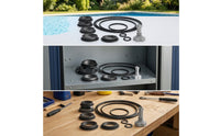 12 Pieces Leak-Proof Exhaust Valve Seals Watertight Replacement Parts Heavy-Duty Hardware for DIYers