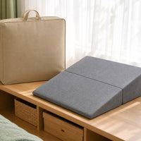 Trapezoid Slope Cushion Elevated Ramp Pad Textured for Bed, Adults