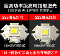 硕森手电筒强光充电超亮远射激光大功率led户外小型便携耐用家用