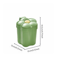 Mini Desktop Trash Can Easy to Clean Small Trash Can with Lid Multipurpose Cute Wastebasket with Lid for Bedroom