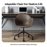 Armless rotating Chair Height Adjustable Office Furniture effortless Rolling Casters