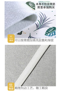 Ironing Board Cover - Thick Cotton, Fade-Resistant, Washable, Fits 150x55cm