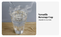 Long-Lasting Octagonal Water Cup Lightweight Plastic Tumbler Stackable for Restaurant Owners, Party Hosts, Cafeteria, Parties, Everyday Use