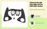 Sedan LED Fog Light, Bright, Waterproof