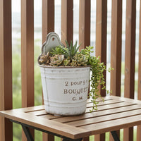 Metal Wall Planter Easy to Install Distressed Wall Planter