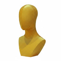 Velvet Mannequin Head Decorative Hat Hairpiece Stand Head Elegant Look for Boutique Sellers, Shop Owners