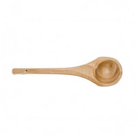 Wooden Ladle Polished Finish Wood Soup Ladle Rounded Scoop