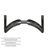0-Degree Track Bike Handlebar Glossy Carbon Fiber Drop Handlebar Lightweight