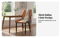 Upholstered Side Chair Padded Seat Curved supportrest Chair adaptable Use