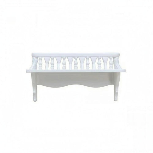 Balustrade Railing Dollhouse Balcony Shelf Turned Spindles 1:12 Scale Shelf Curved Brackets
